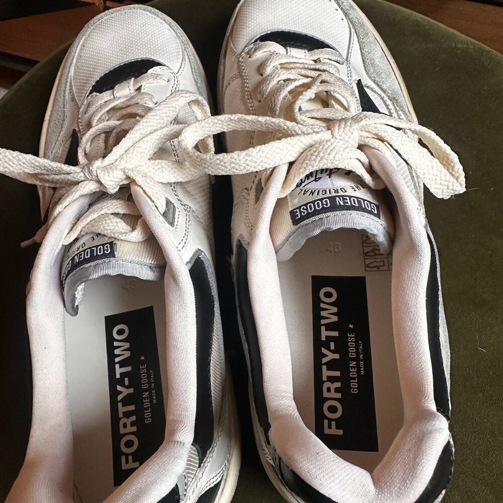 GOLDEN GOOSE NEW MEN'S FOURTY2 EU46 US12 - Picture 5 of 6